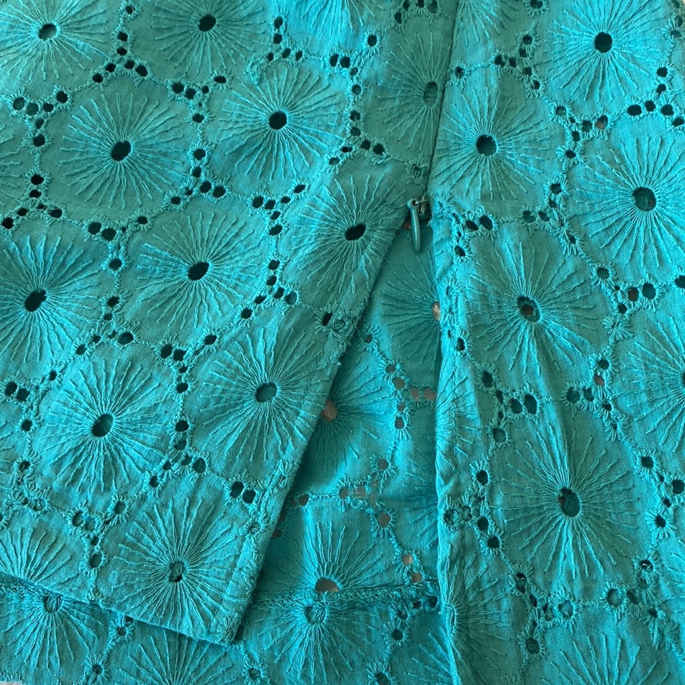 Kenar Turquoise Embroidered tunic shirt - Picture 6 of 6